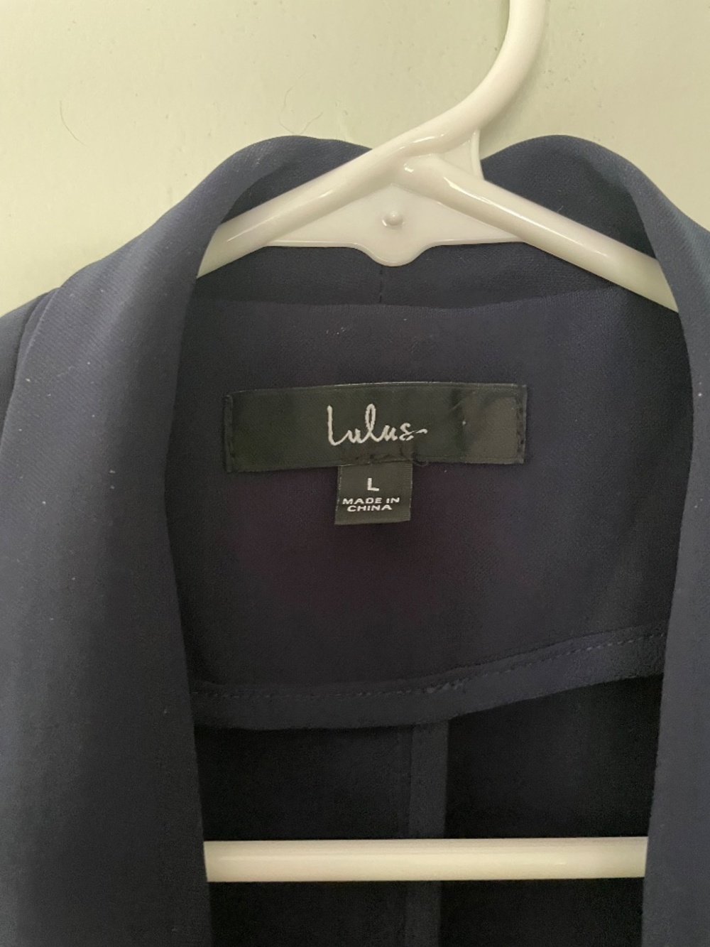 Navy Blue Lightweight Blazer - Picture 4 of 5